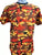 Camouflage t shirt unisex , woodland , urban , yellow , red and orange camo