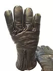 Black leather all purpose gloves