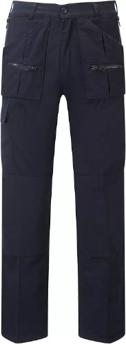 Blue castle workwear trouser in colour Black