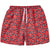 Mens Mesh Lined Printed Swim Trunks